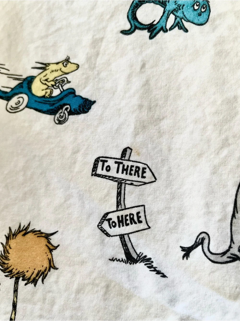 Pottery Barn Kids: Dr. Seuss Organic Cotton Fitted-Crib Sheet